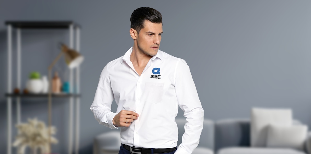 Embroidered Office Shirts for Men Men s Dress Formal Shirts